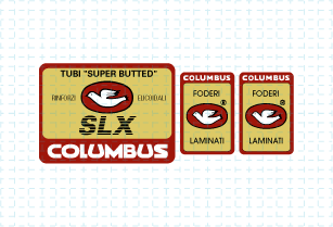 Columbus SLX tubing decals, 1st version 